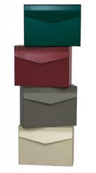 Preview: MEFA Briefkasten Letter (112) Basaltgrau semi mat RAL 7012 Wandbriefkasten